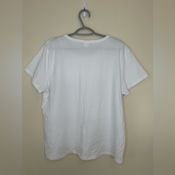 H&M Women’s Basic White TShirt Size XXL NWOT - Picture 5 of 9